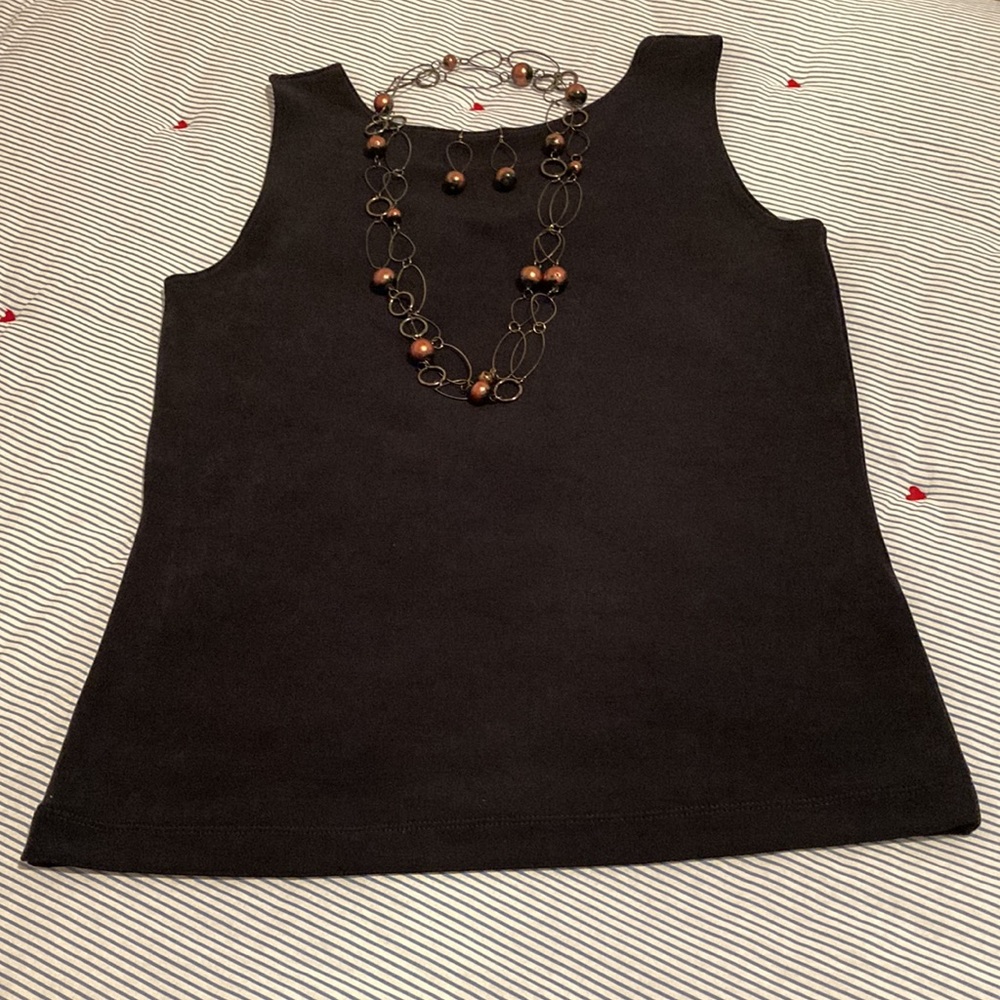 NWOT - Chico’s Travelers Classic India Ink Convertible Tank Top - Sz 0